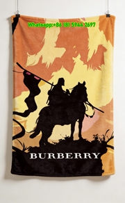 Burberry Flannel Sofa Throw Blanket for Wall Decor B047